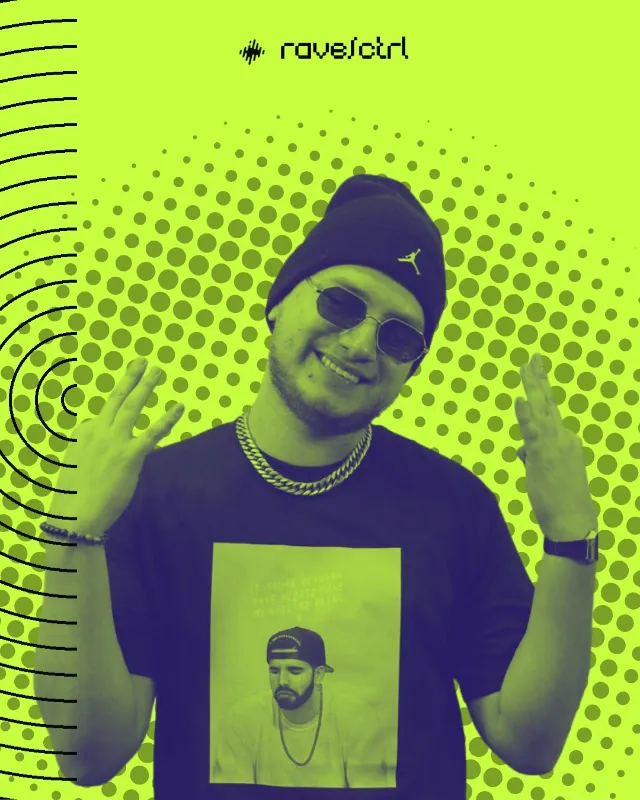 Retrato de André, locutor de RAVE//CTRL