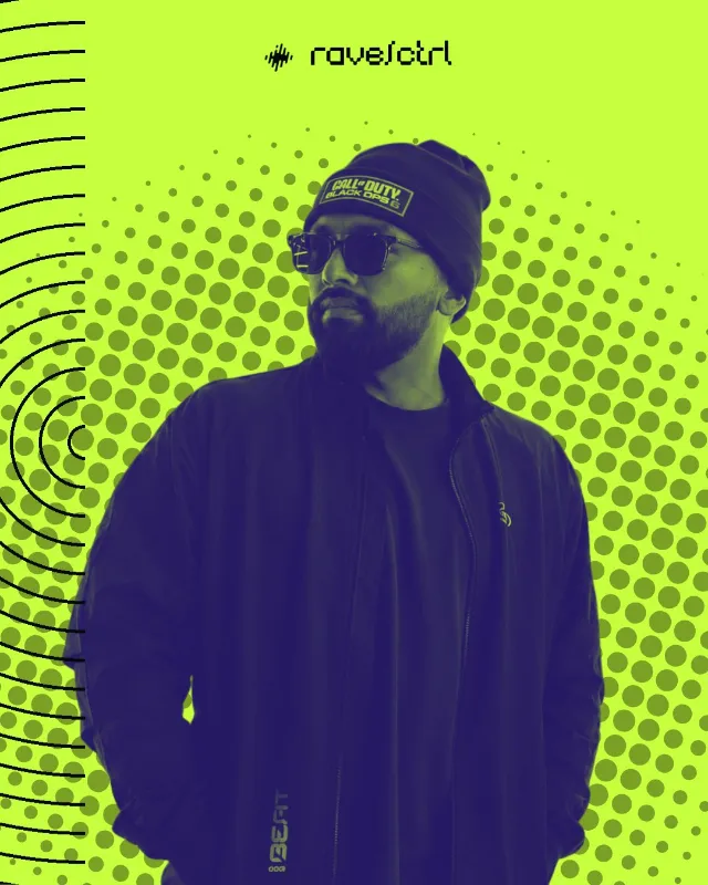 Retrato de Negro Salcedo, locutor de RAVE//CTRL